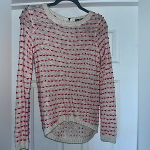 Freshman 1996 cream and orange sweater